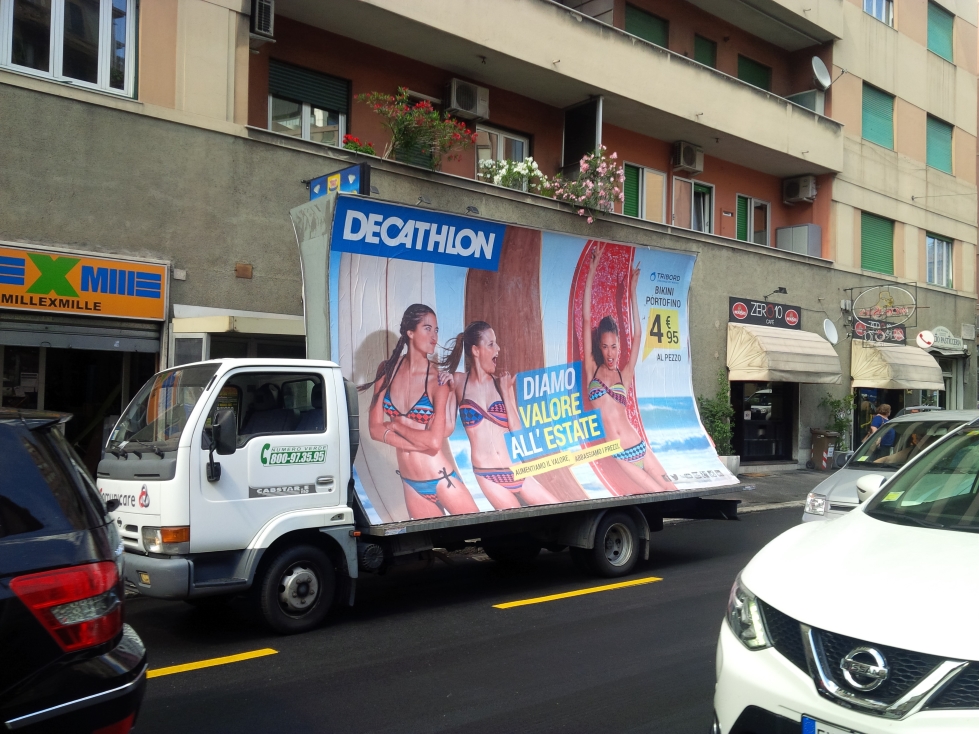 Camion vela, Camion Poster, Vele pubblicitarie